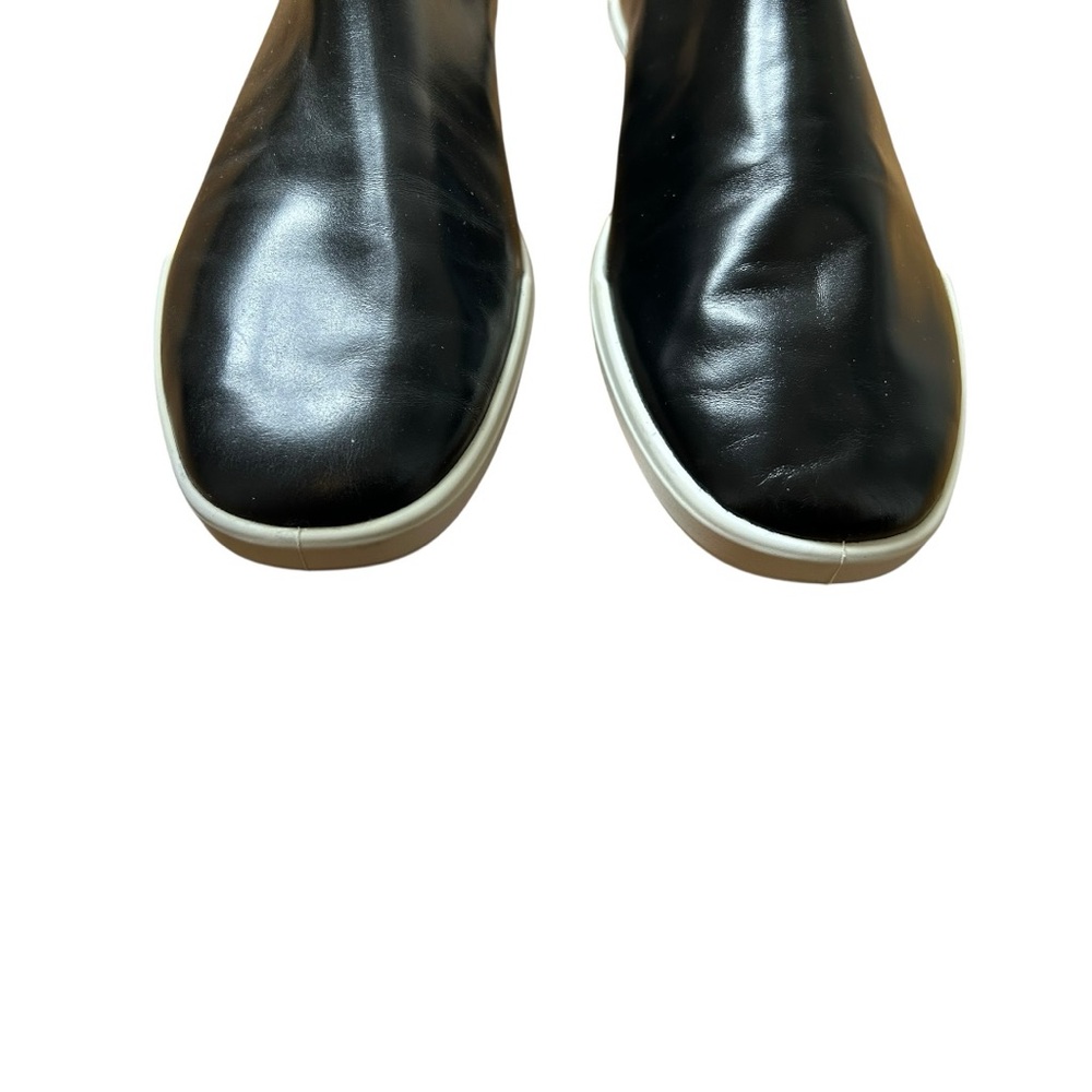 ECCO Simpil Woman's Black Leather Ballerina Slip-On Loafers Mules 41 (10-10.5) - Picture 7 of 8